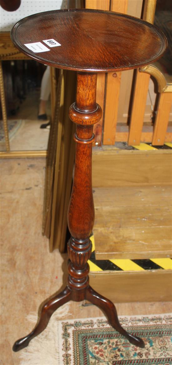 Mahogany torchere